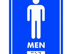 Placute wc toaleta barbati MEN pentru nevazatori